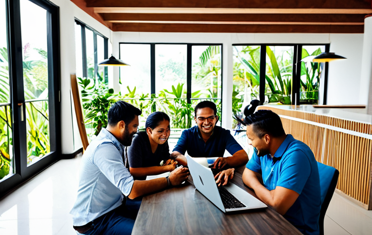 디지털 노마드로서의 여행 계획 세우기 - **Image:** A digital nomad working on a laptop at a cafe in Paris.
    **Prompt:** A professional wo...